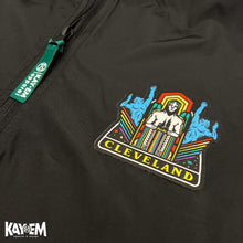 Load image into Gallery viewer, CLE Pride Black/Grey Windbreaker