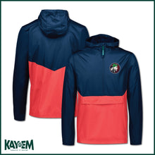 Load image into Gallery viewer, Guardian Circle Navy/Red Windbreaker