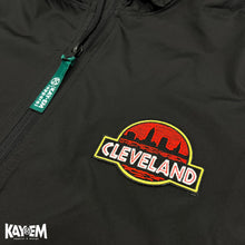 Load image into Gallery viewer, Jurassic Land Black/Red Windbreaker