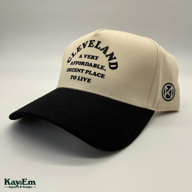 Affordable and Decent Black Beige Hat