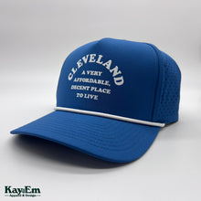 Load image into Gallery viewer, Affordable Decent Ocean Blue Perforated Rope Hat