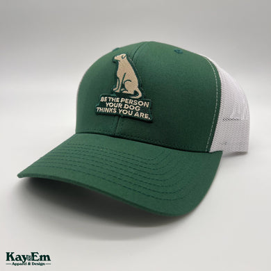 Be The Person Green/White Hat