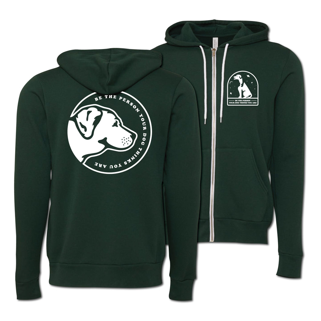 Be The Person Forest Zip-Up