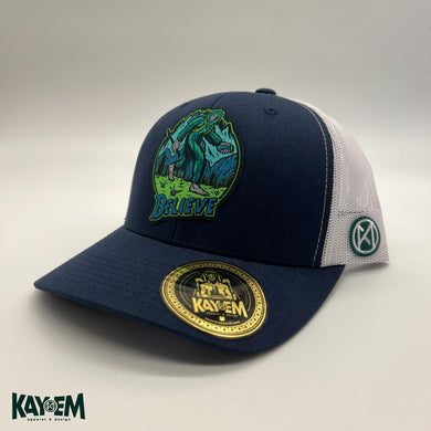 Bigfoot Believe Navy / White Hat