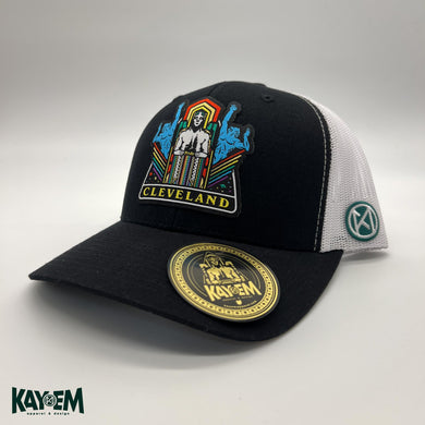 CLE Pride Black / White Hat