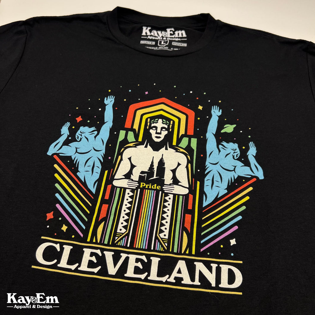 CLE Pride Black Tee