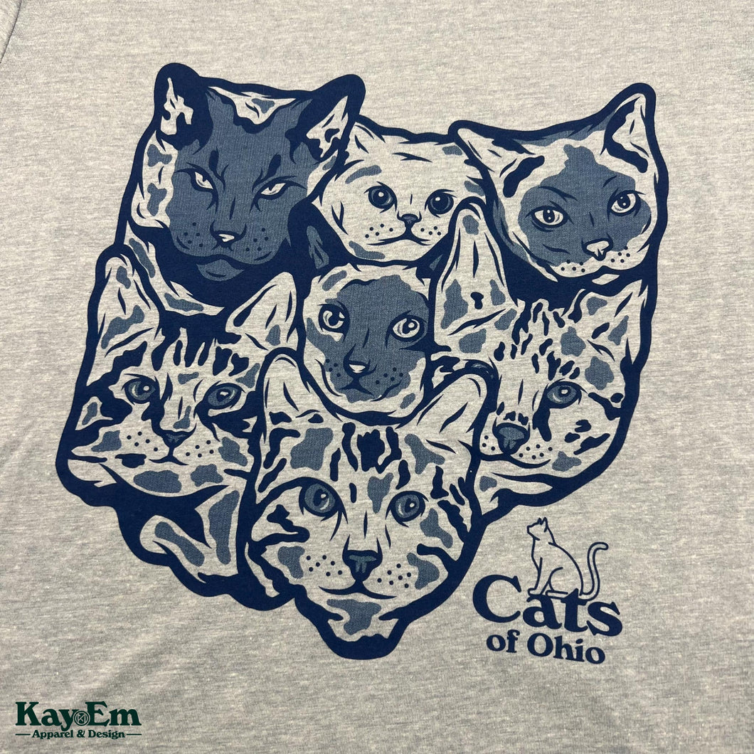Cats of Ohio Light Blue Shirt