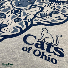 Load image into Gallery viewer, Cats of Ohio Light Blue Shirt