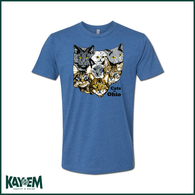 Cats of Ohio Royal Tee