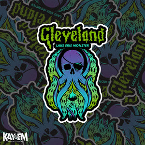 Cleveland Lake Erie Monster Sticker