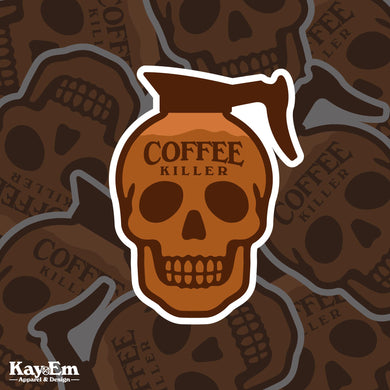 Coffee Killer Sticker