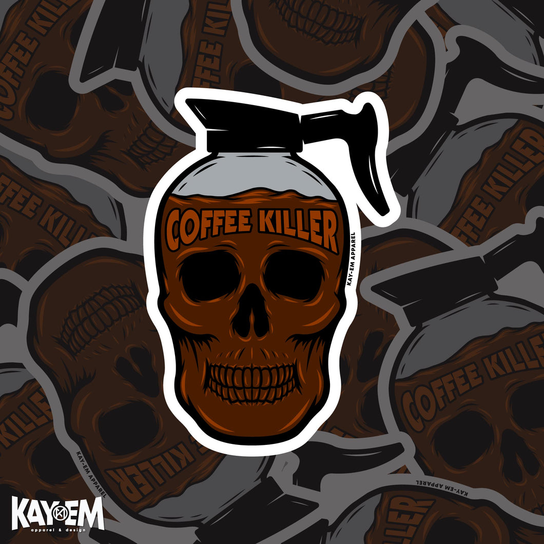 Coffee Killer Sticker