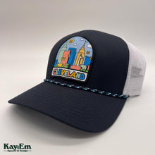 Load image into Gallery viewer, Colorful Cleveland Navy/White Hat