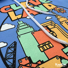 Load image into Gallery viewer, Colorful Cleveland Carolina Blue Hoodie