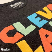 Load image into Gallery viewer, Colorful Cleveland Black Tee