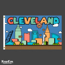 Load image into Gallery viewer, Colorful Cleveland Flag