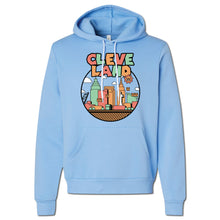 Load image into Gallery viewer, Colorful Cleveland Carolina Blue Hoodie