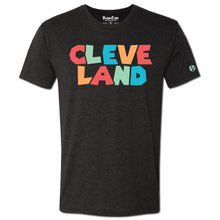 Load image into Gallery viewer, Colorful Cleveland Black Tee