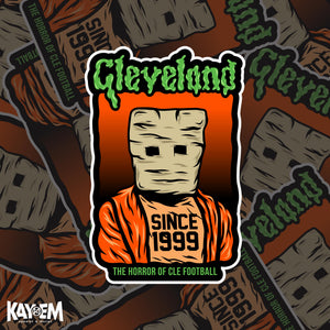 Horror of CLE Football Sticker