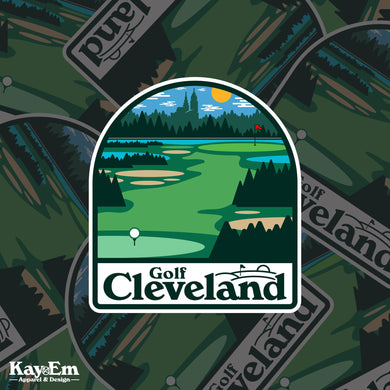 Golf Badge Sticker