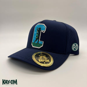 Golfing C Navy Perforated Hat
