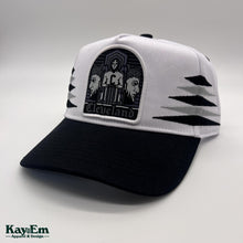 Load image into Gallery viewer, Gothic Guardians Black/White/Silver Hat