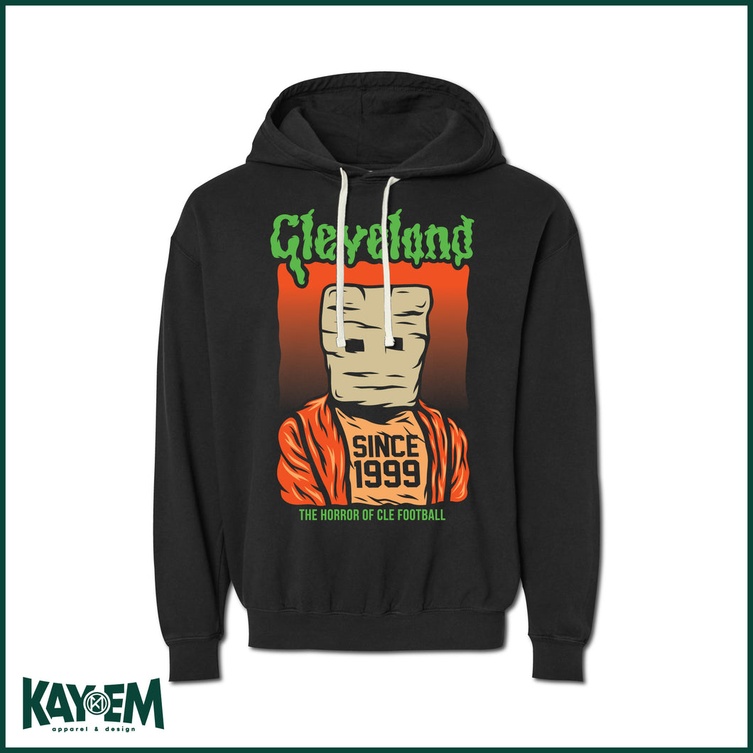 Horror of CLE Football Black Hoodie