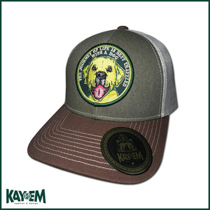 Journey of Life Dog Olive/Brown Hat