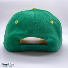 Load image into Gallery viewer, Jurassic Land Green/Yellow Corduroy Hat