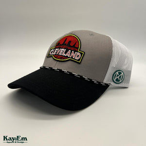 Jurassic Land Grey/White Rope Hat