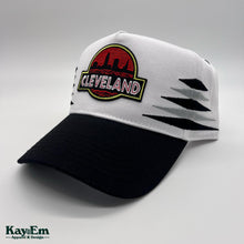Load image into Gallery viewer, Jurassic Land Black/White/Silver Hat