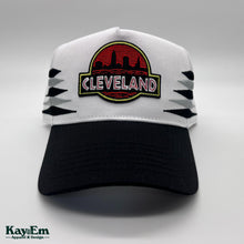 Load image into Gallery viewer, Jurassic Land Black/White/Silver Hat