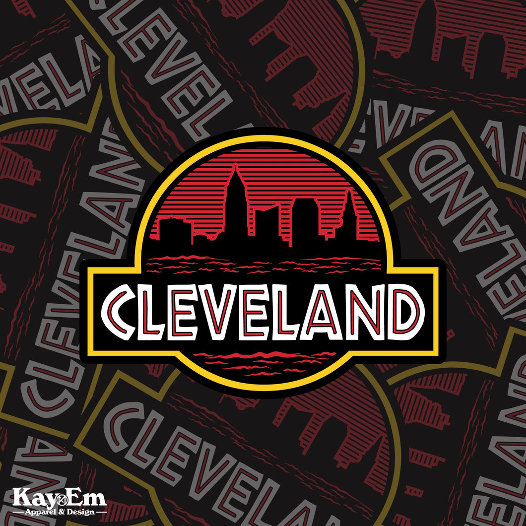 Jurassic Land Sticker