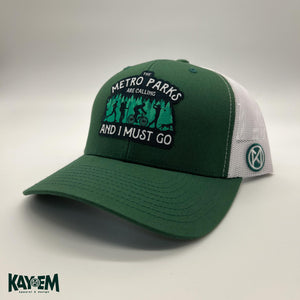 Metro Parks Calling Green / White Hat