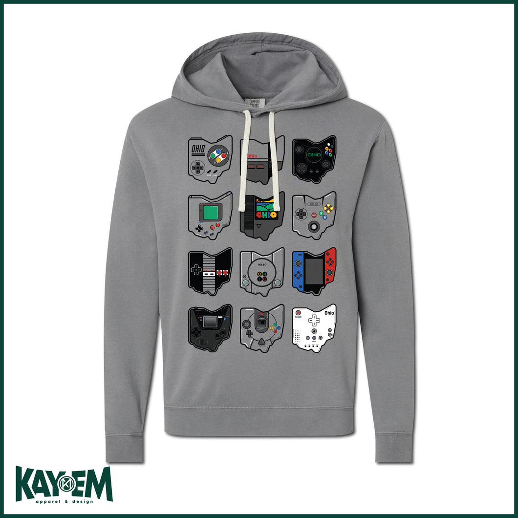 Ohio Consoles Grey Hoodie