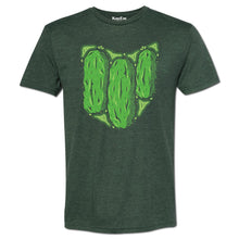Load image into Gallery viewer, Ohio Pickles Dark Green Shirt