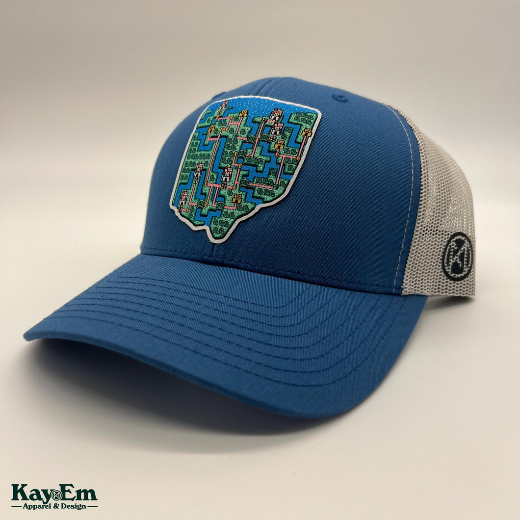 Ohio World Blue/Silver Hat