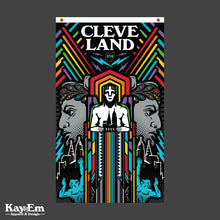 Load image into Gallery viewer, Cleveland Landmarks Pride Flag