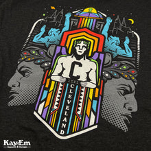 Load image into Gallery viewer, Cleveland Landmarks Pride Black Shirt