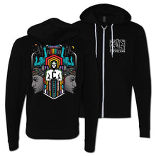 Load image into Gallery viewer, Cleveland Landmarks Pride Black Zip-up