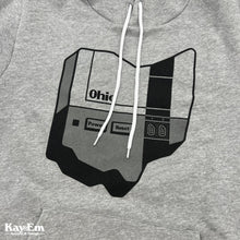Load image into Gallery viewer, Retro Gaming Ohio Grey Hoodie