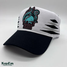 Load image into Gallery viewer, Lake Erie Monster Black/White/Silvery Hat