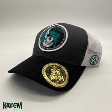 Skull Guardian White/Grey Hat