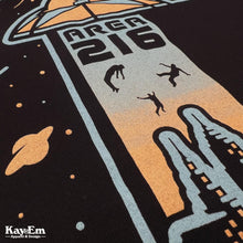 Load image into Gallery viewer, UFO CLE Area 216 Black Zip-Up