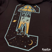 Load image into Gallery viewer, UFO CLE Area 216 Black Zip-Up