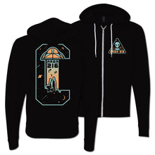 Load image into Gallery viewer, UFO CLE Area 216 Black Zip-Up