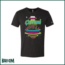 Load image into Gallery viewer, Cleveland Galaxy Black T-shirt
