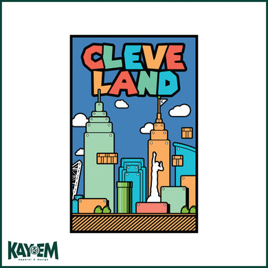Colorful Cleveland Poster