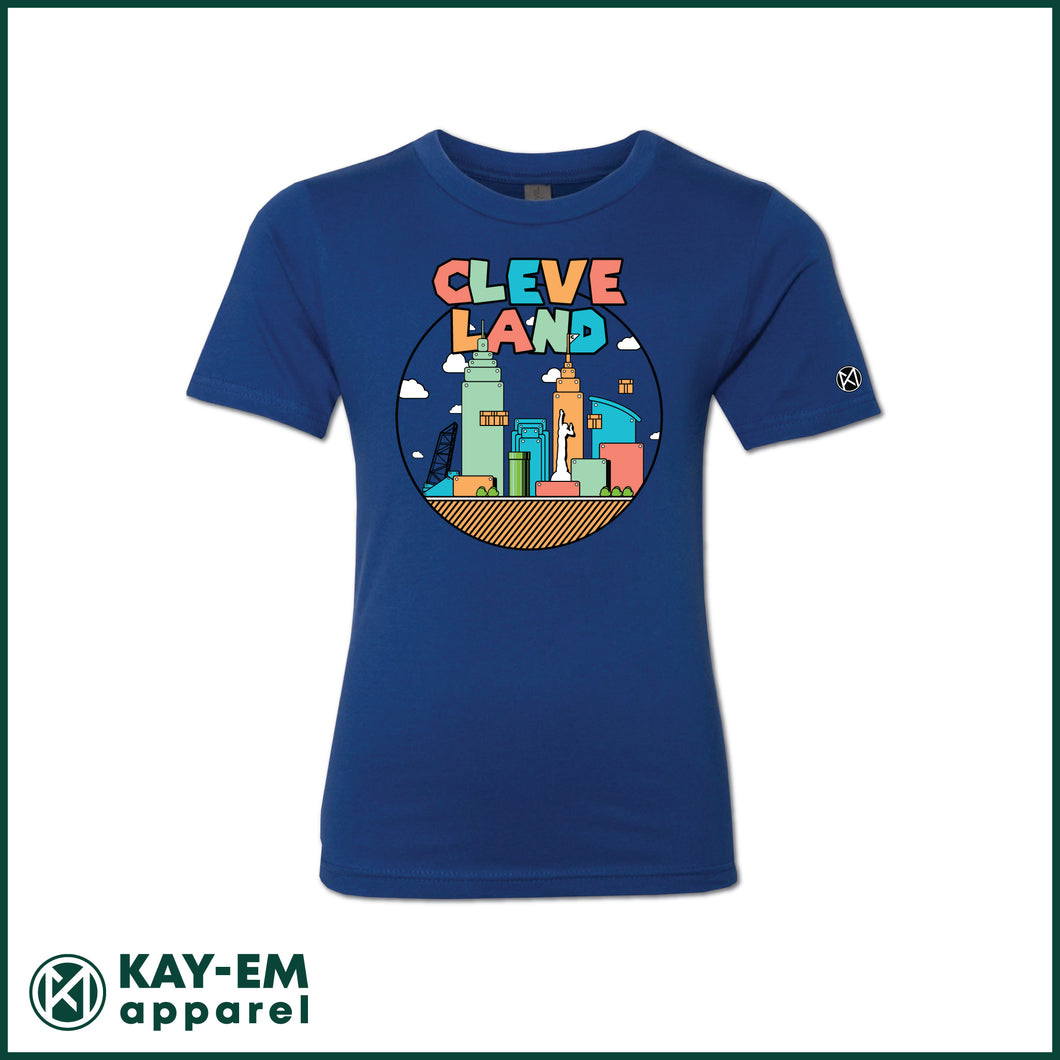 Colorful Cleveland Youth Tee