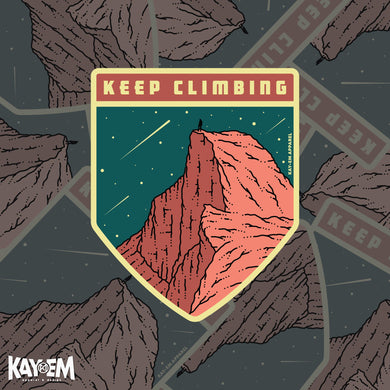 Keep Climbing Sticker